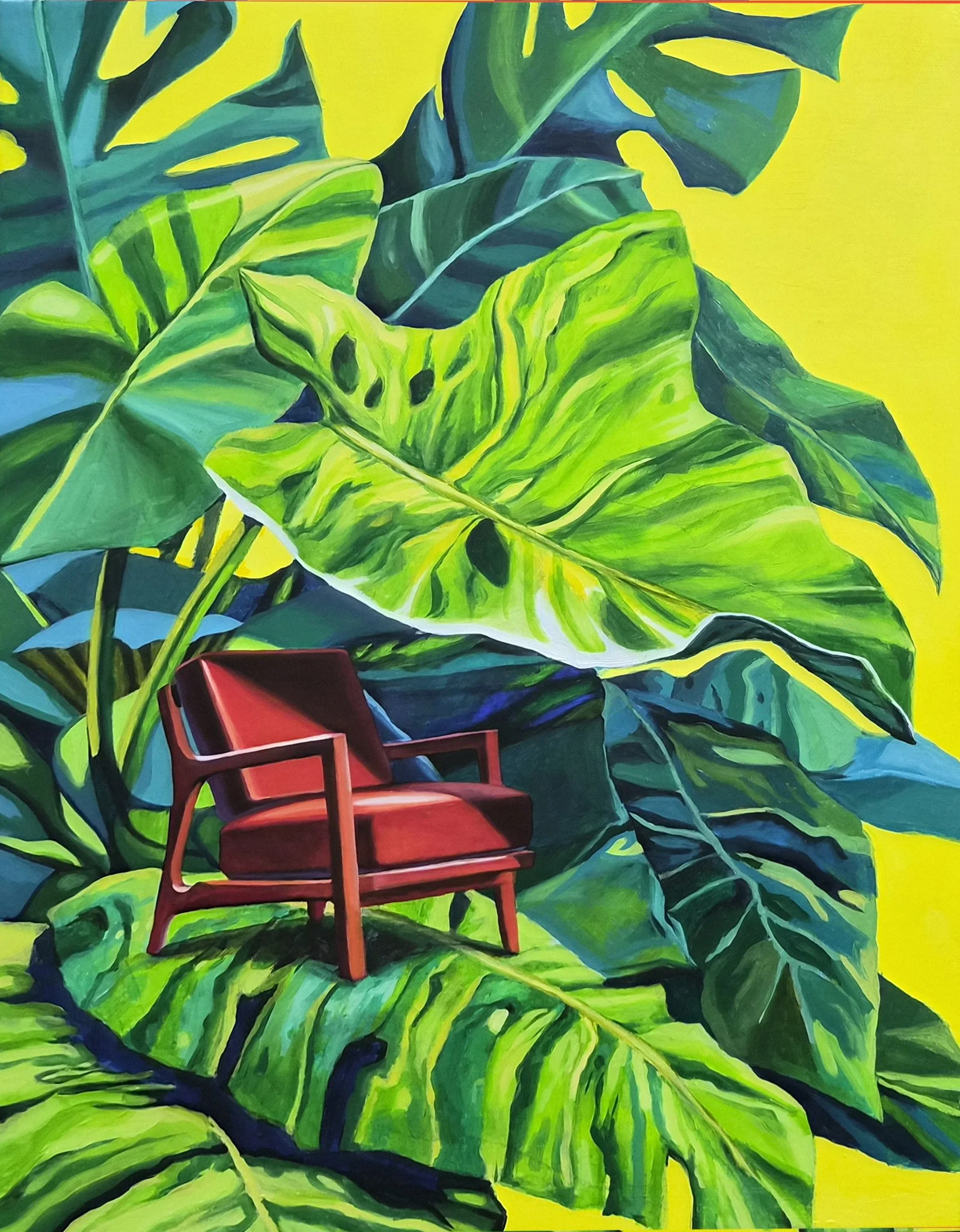 Red territory, Oil on Canvas, 41x32cm, 2026 