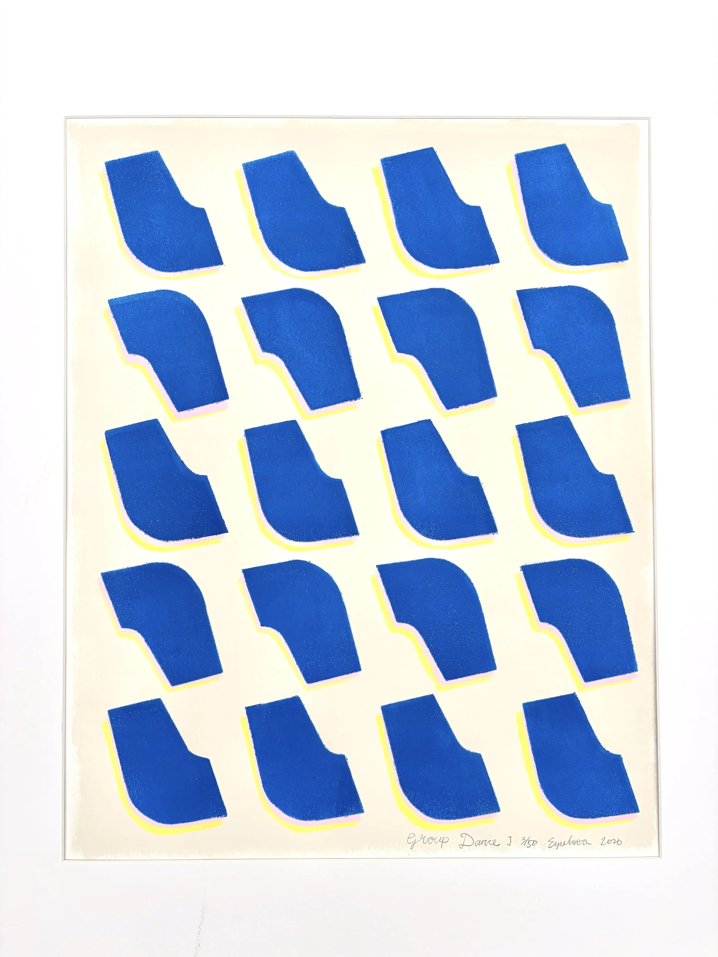 Group Dance 1, Mixed media on Acid Free Watercolor Paper, 59x41cm, 2026