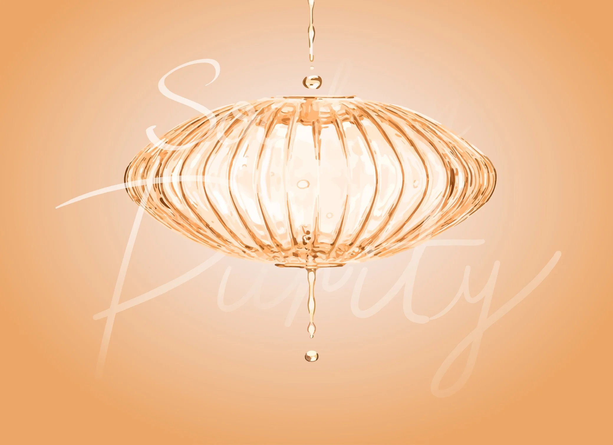  Soak in Purity, Archival pigment print(Giclée) on canvas, acrylic gloss medium, 72x53cm, 2026