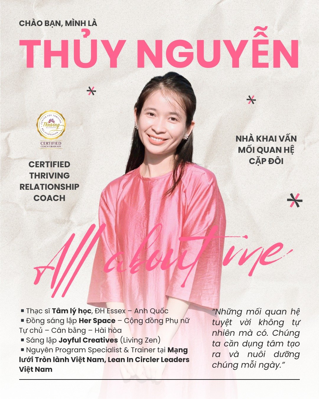 Thuy Nguyen Thriving Relationship Coach