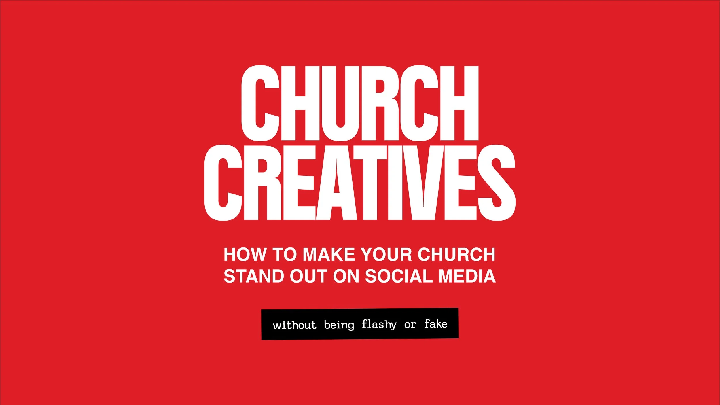 How to Make Your Church Stand Out On Social Media.