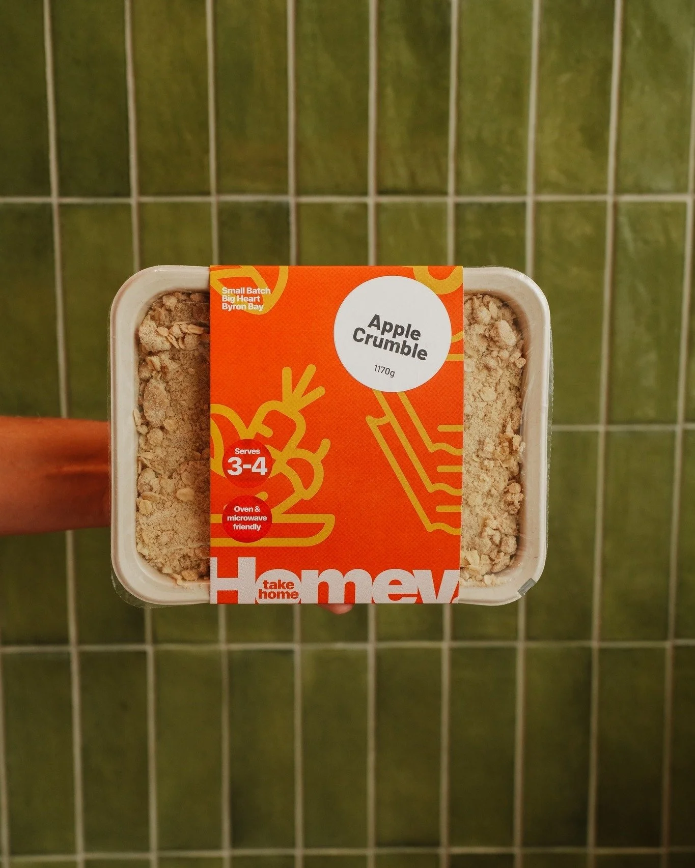 Last chance to order your Homey meals for delivery this week! Use the code HOMEY25 for 25% off your first order. 

Our Apple Crumble is the perfect (and very easy!) way to win over your dinner guests. Just pop it in the oven, add a scoop of ice cream