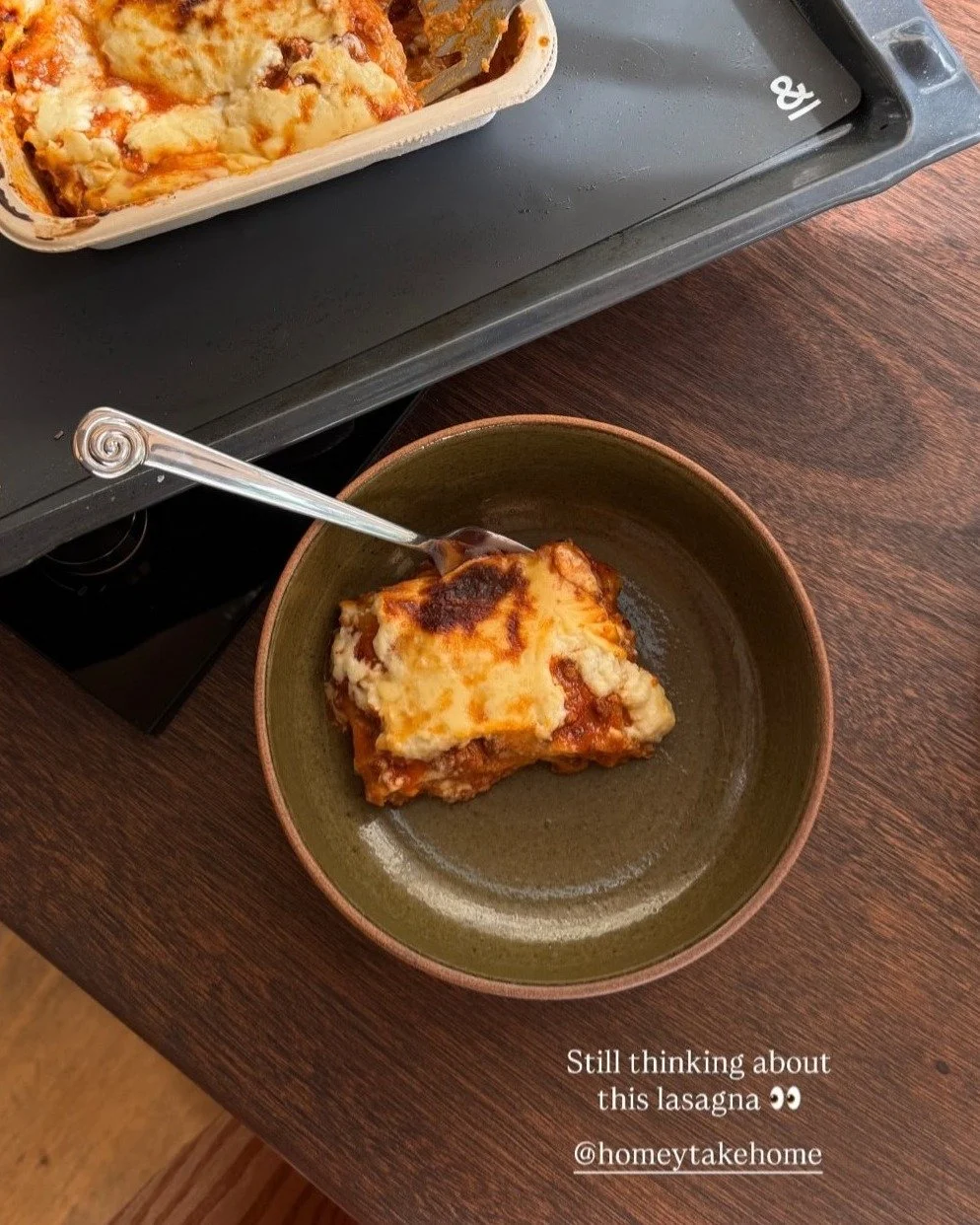 From our fridge to @kendallbaggerly's oven 🧡 Here's her verdict on our lasagne - and we think you'll agree. 

Grab yours at 16 Banksia Drive, open Mon&ndash;Fri 9am&ndash;6pm and Saturday 9am&ndash;4pm.