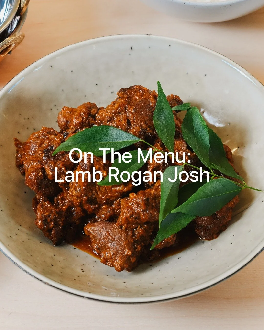 A Homey favourite: Lamb Rogan Josh. Johnny and his team have nailed this one.. Lamb shoulder braised in an aromatic onion gravy. Hearty, bold and full of flavour. Serves 1&ndash;2, perfect to share... or save the rest for next day's lunch.