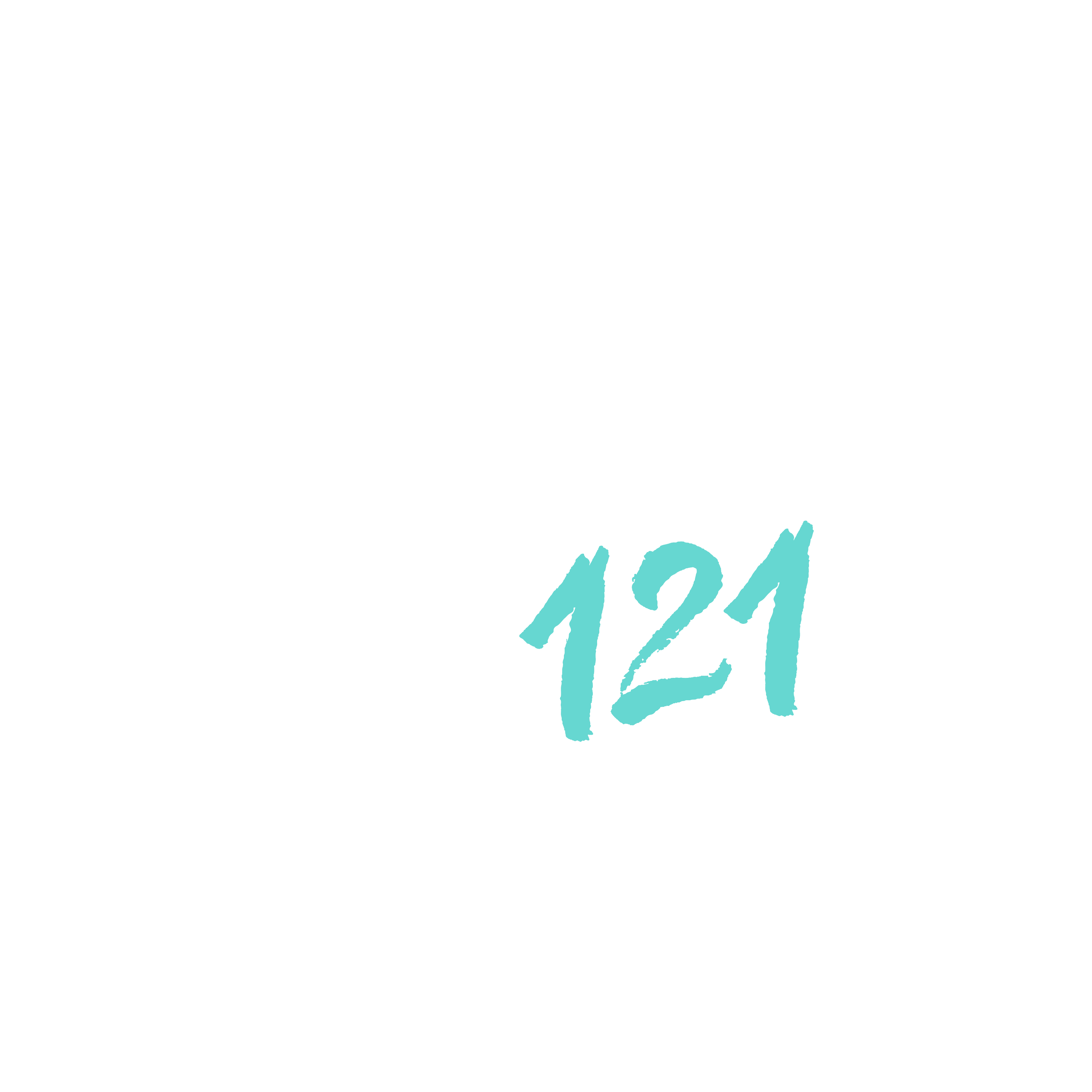 Humanitarian Nonprofit WakeUp 121 Logo in Blue and White