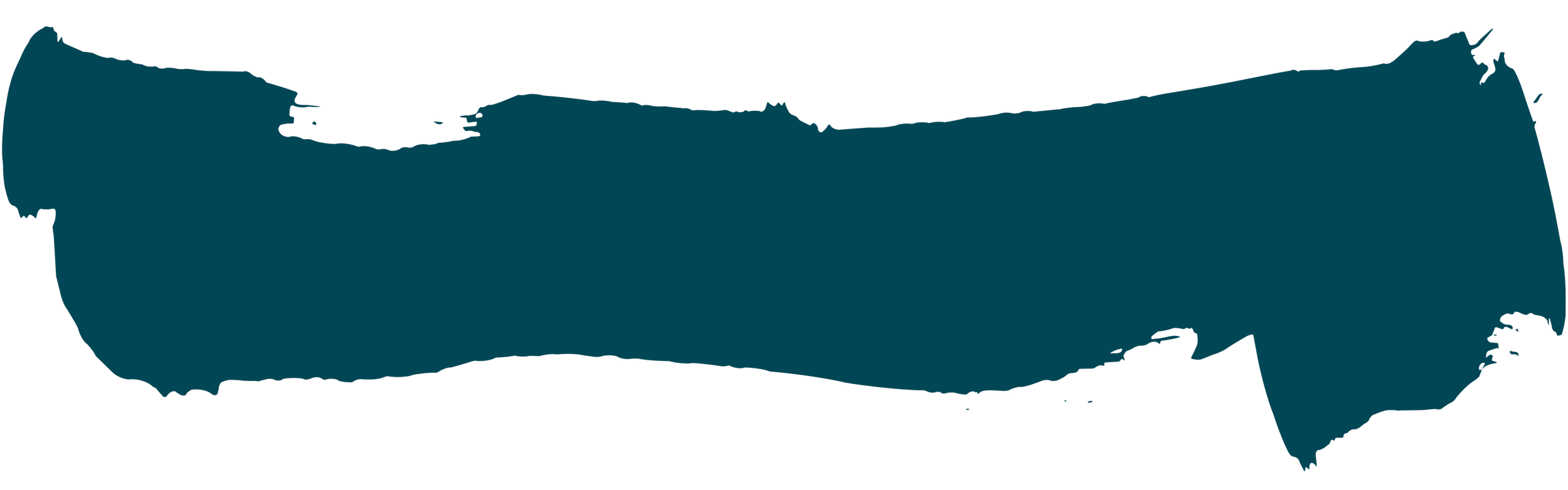 Dark Teal coloured paint stroke