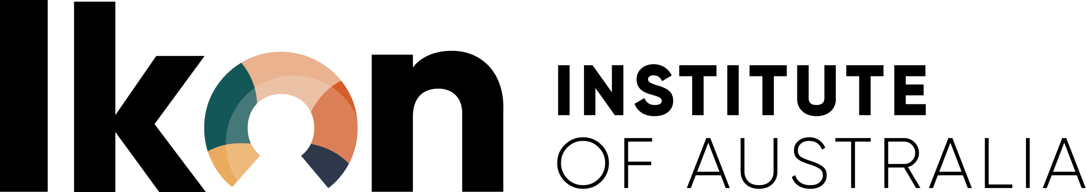 Logo of the Institute of Estonia with a stylized person and colorful segments