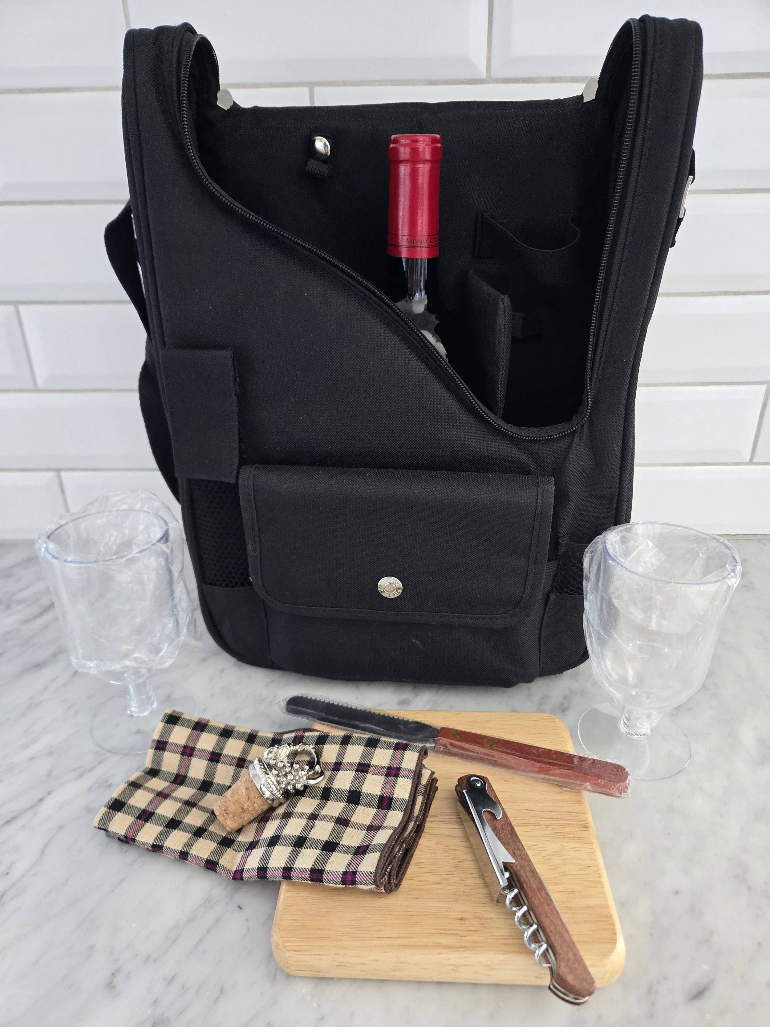 Wine and Charcuterie Tote