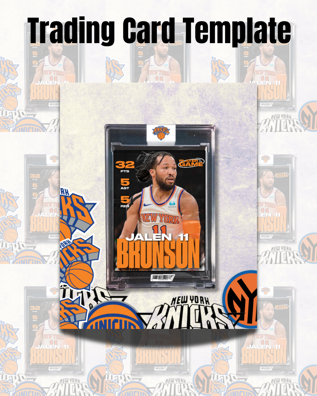 Canva Trading Card Template