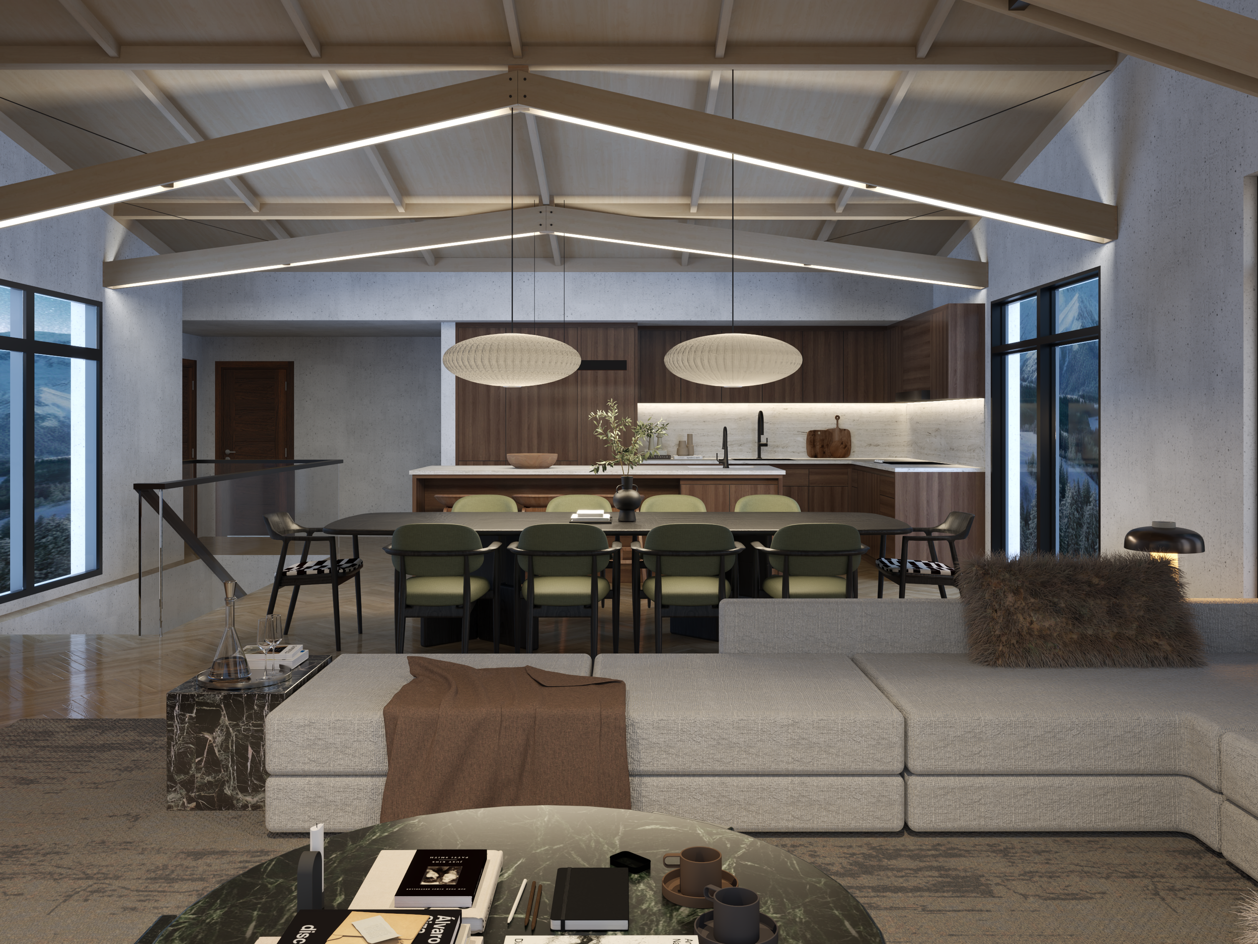 Open Kitchen & Dining