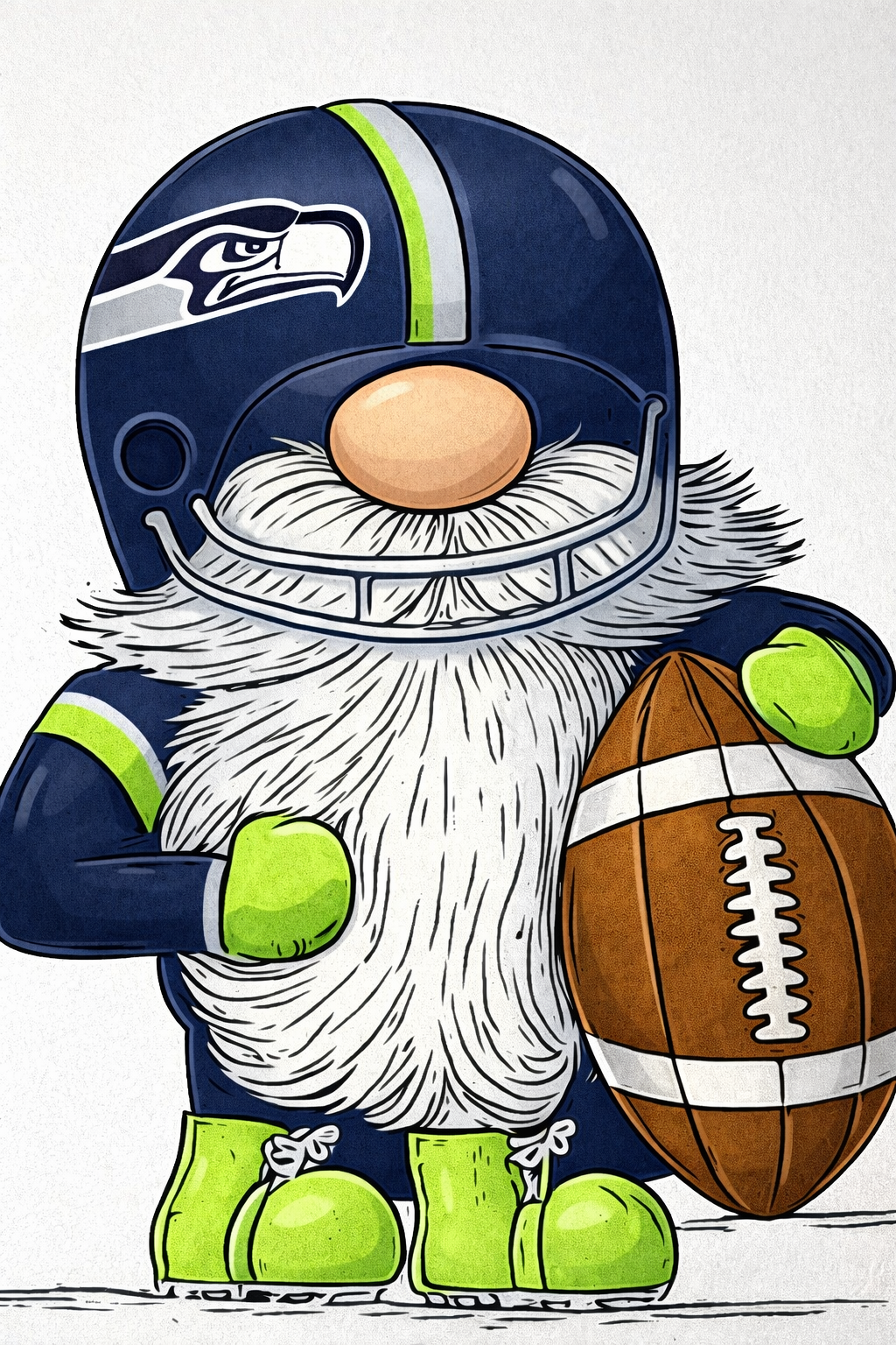 Seattle Seahawk Gnome