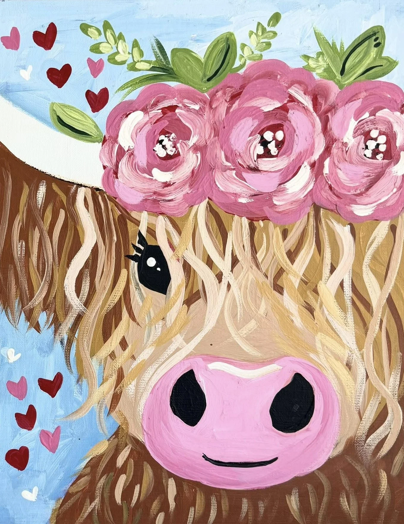 Pink Flower Highlander