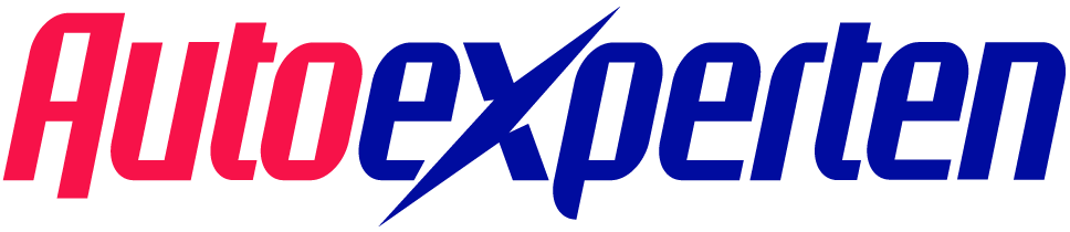 AutoExperten sinipunainen logo.