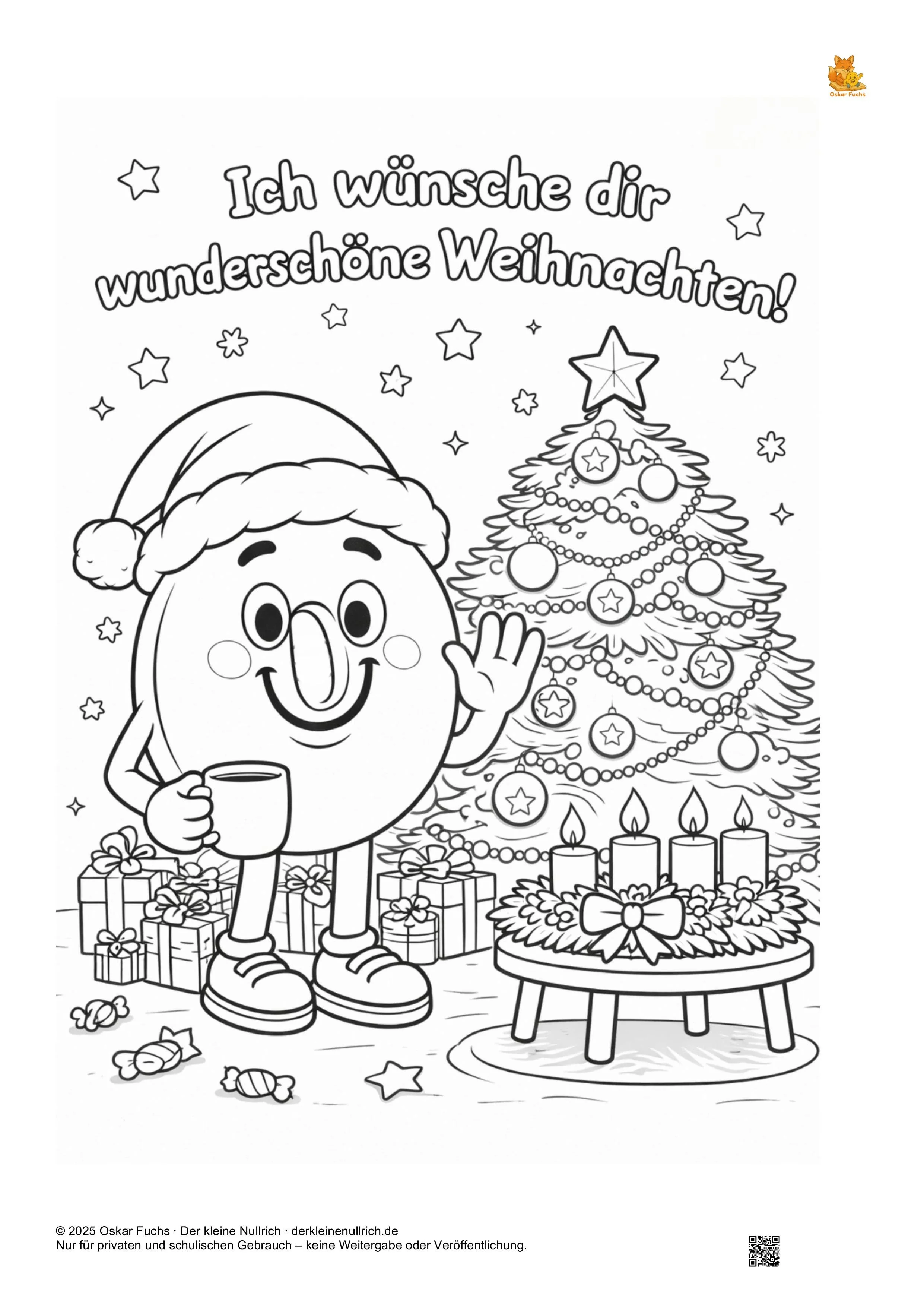 Nullrich wünscht frohe Weihnachten
