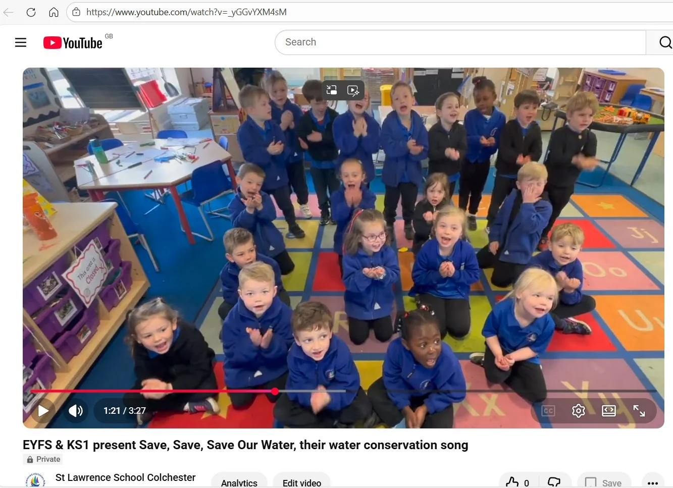 Making a Huge Splash with Their Water-Saving Song!