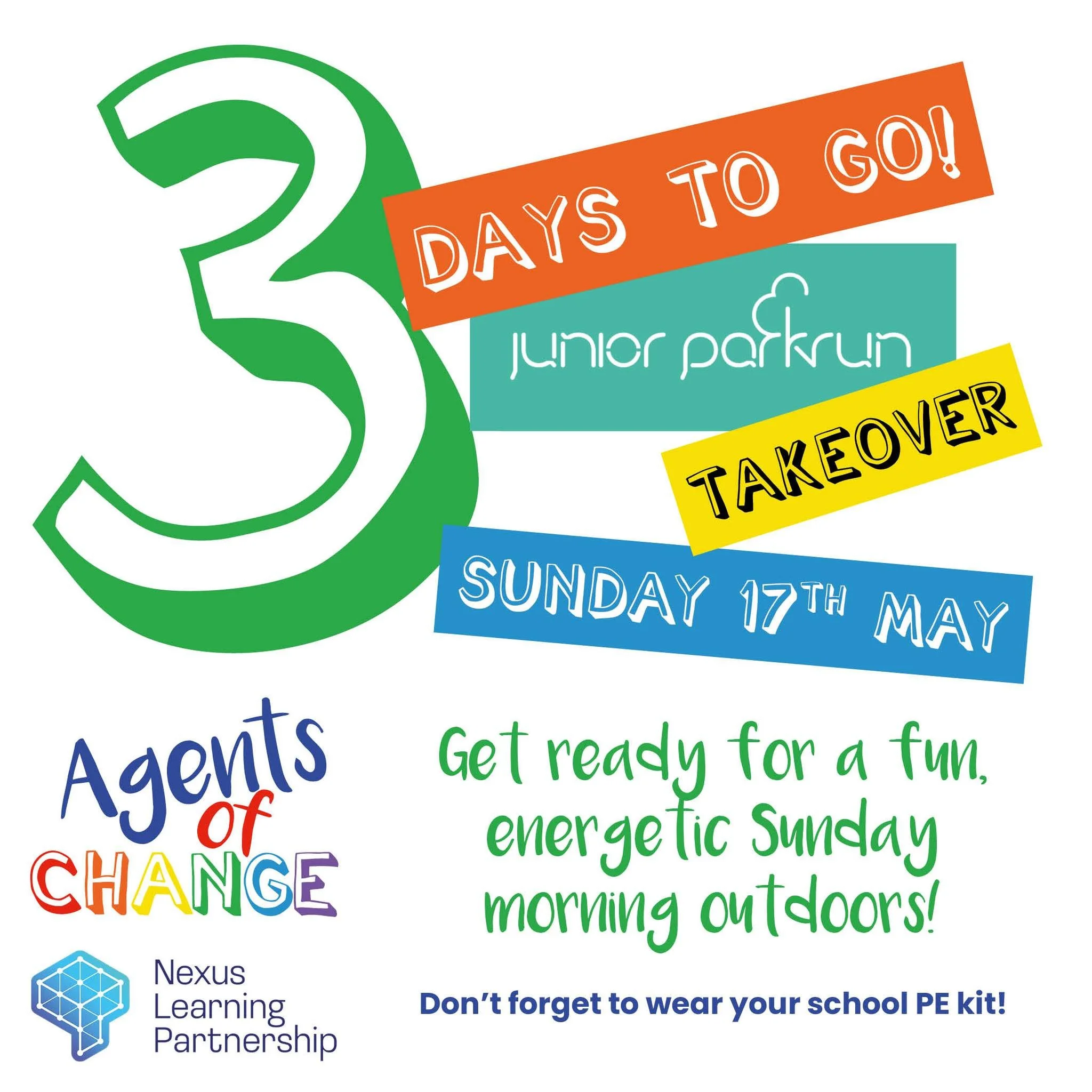 🌟🏃&zwj;♀️ THIS SUNDAY &ndash; JUNIOR PARKRUN TAKEOVER! 🏃&zwj;♂️🌟

Whether you&rsquo;re running, walking, skipping or hopping&hellip; there&rsquo;s a place for YOU! 
Or make a poster and join the cheer squad around the course - bring the energy an