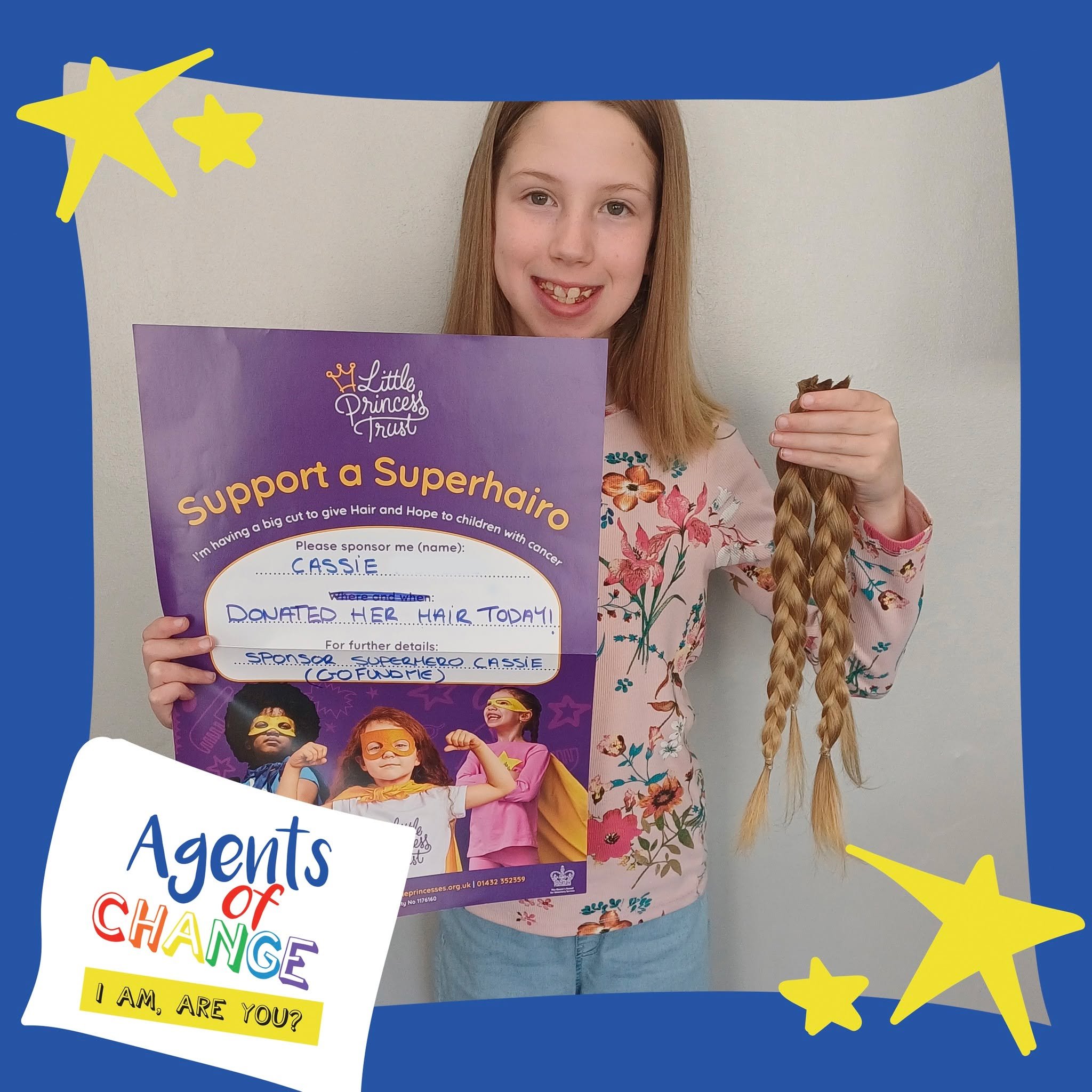 💇&zwj;♀️💛 A Cut Above: One Pupil&rsquo;s Brave Act of Kindness 💛💇&zwj;♀️
One of our amazing AOC pupils has done something truly inspiring &mdash; she cut off her hair to donate to @officiallittleprincesstrust, helping to provide real hair wigs fo