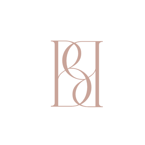 A logo with the letters B and B intertwined in a stylish, thin font, in pink. The B and B stand for Bunch & Bird.