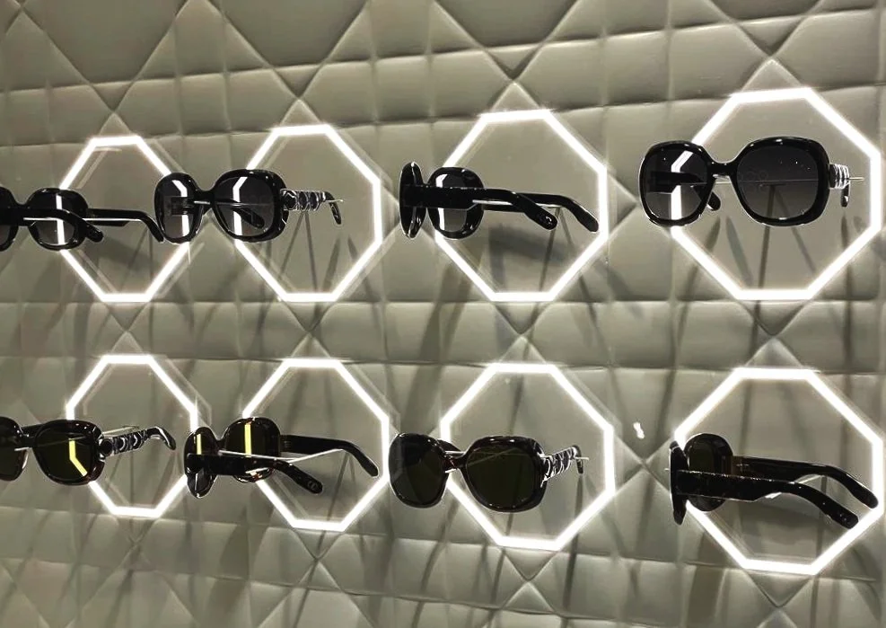Detail of Christian Dior Window Installation for Liberty, London. Created Manufactured and installed by Vision Creative Visual Marketing Company using 3D Contouring and CNC Laser Sculpting techniques