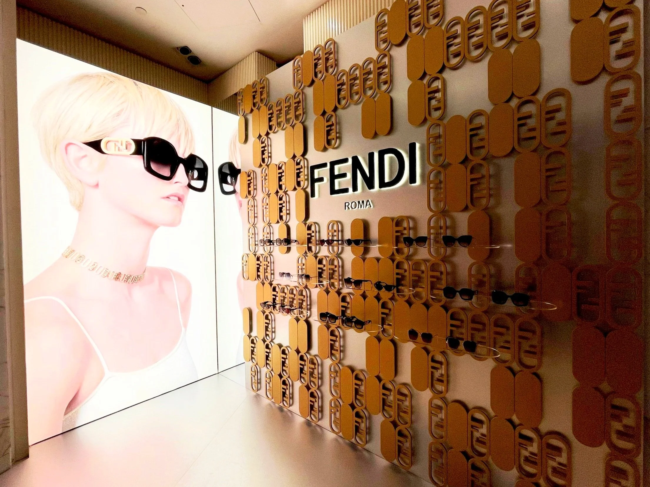 Fendi Retail Display Area for Harrods, London by Vision Creative Visual Marketing Company