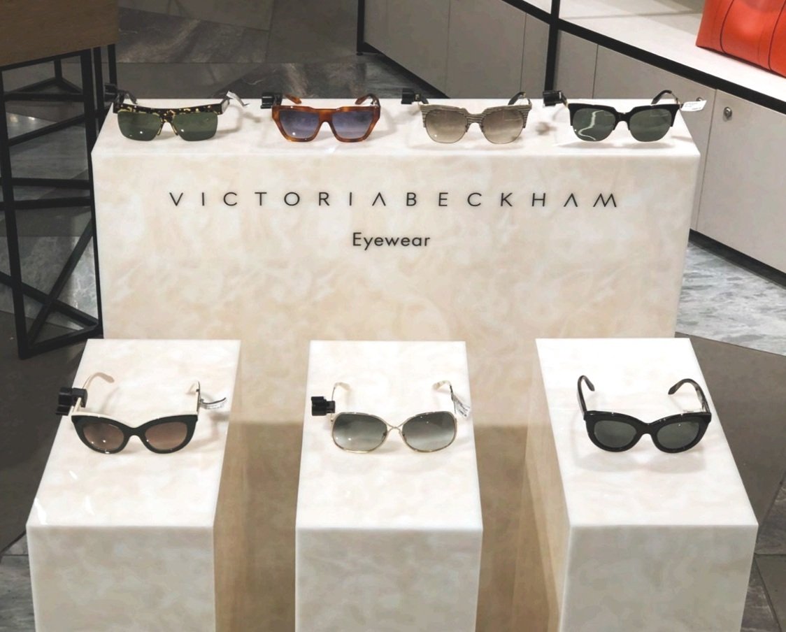 Victoria Beckham Bespoke Pedestal Plinth Display for Harvey Nichols