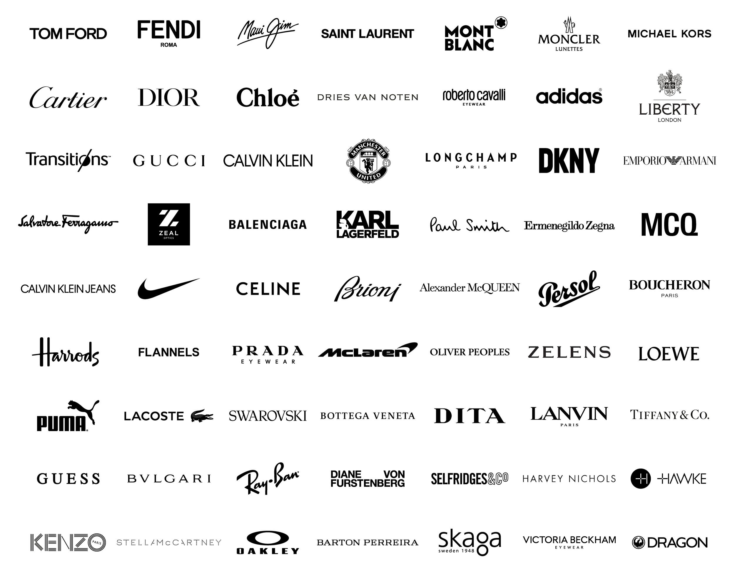 VSN Digital + Visual Marketing Company, Luxury Client Logo List