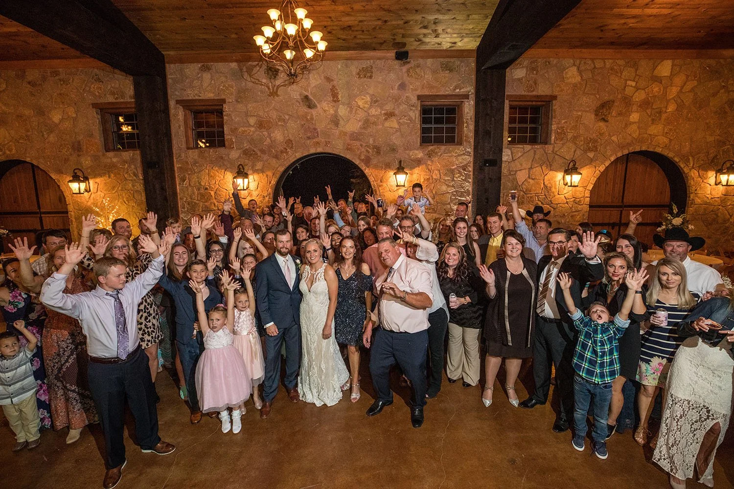 Wedding reception photo from Bella Vita Ranch