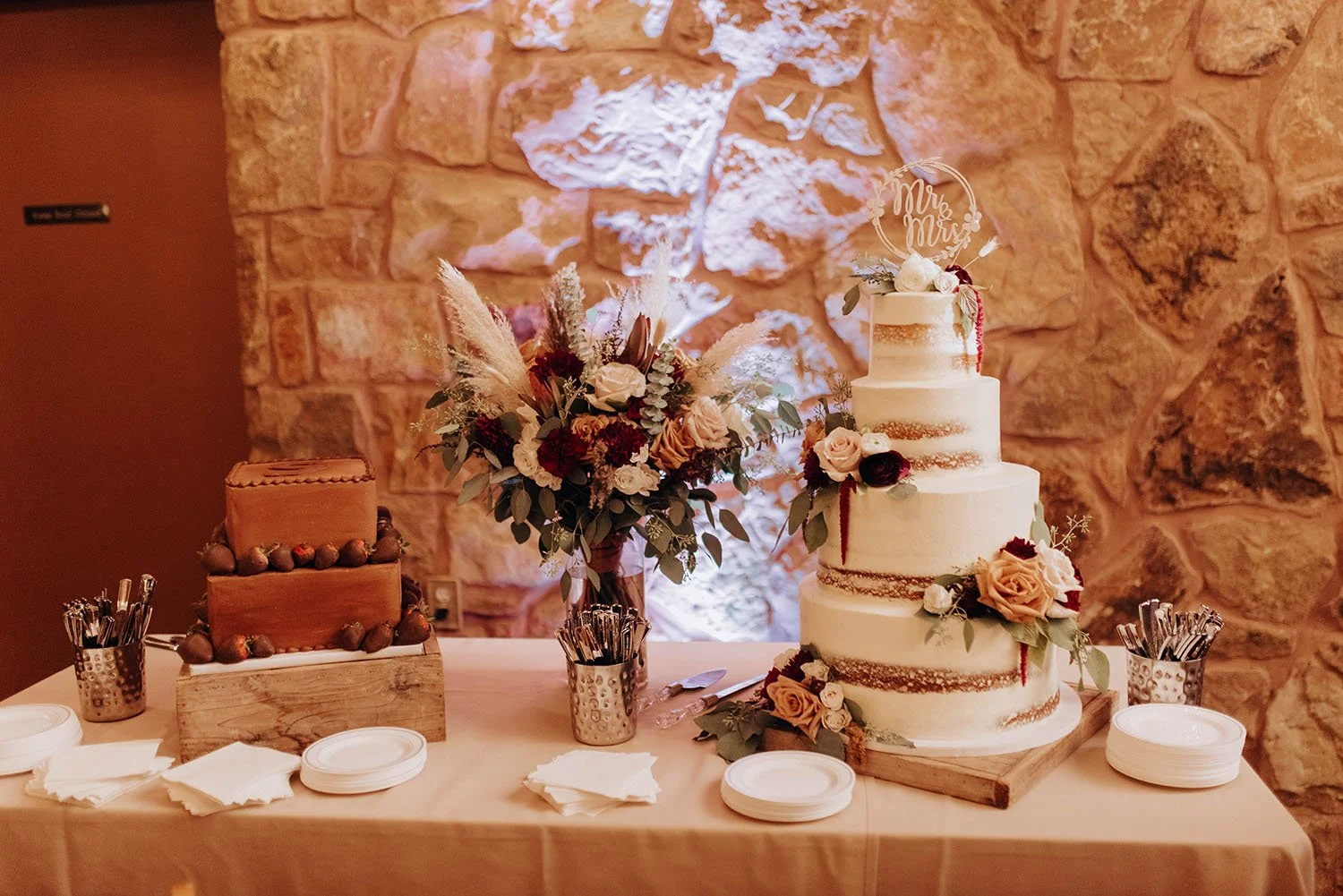 Cake table display