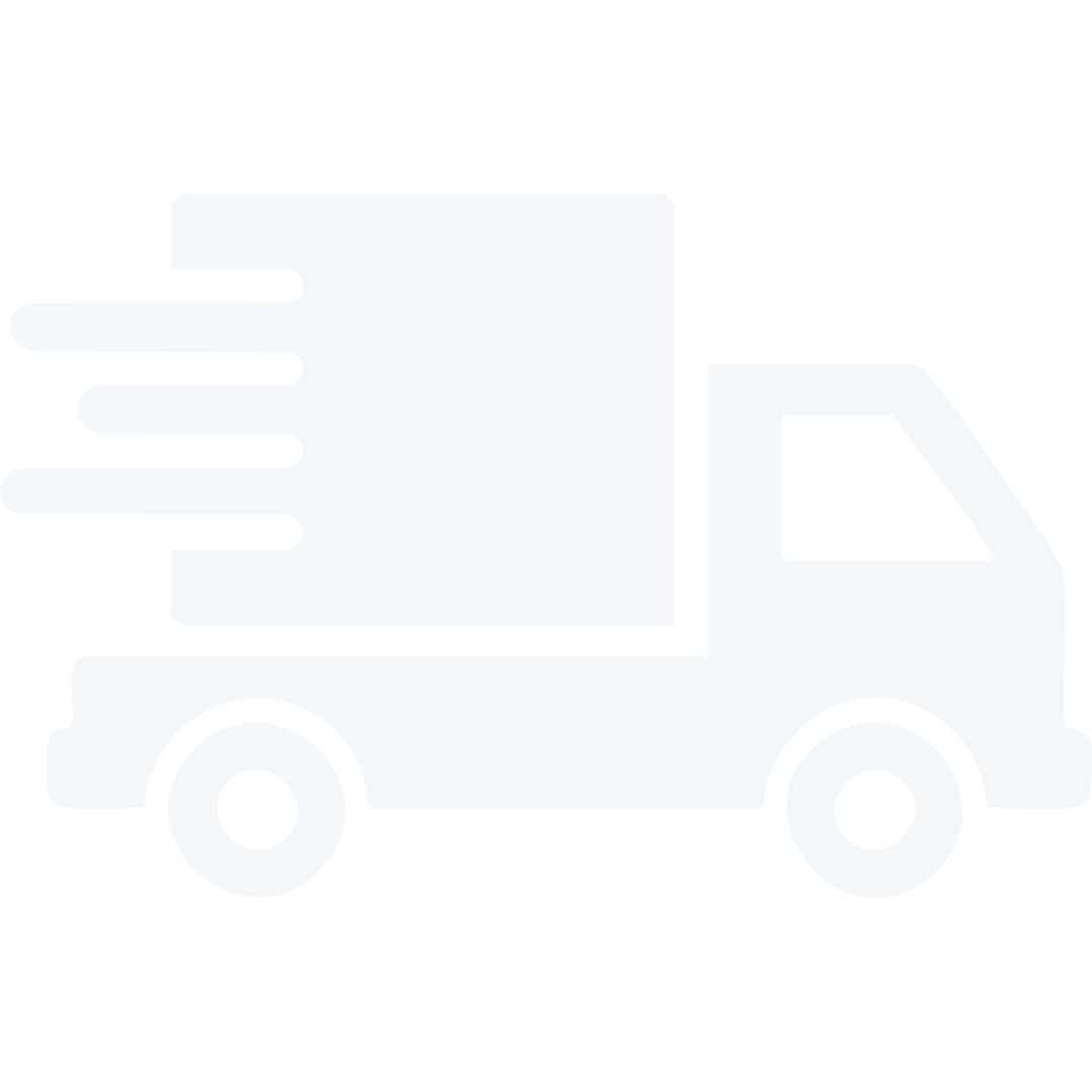 Icône d'un camion de livraison en mouvement