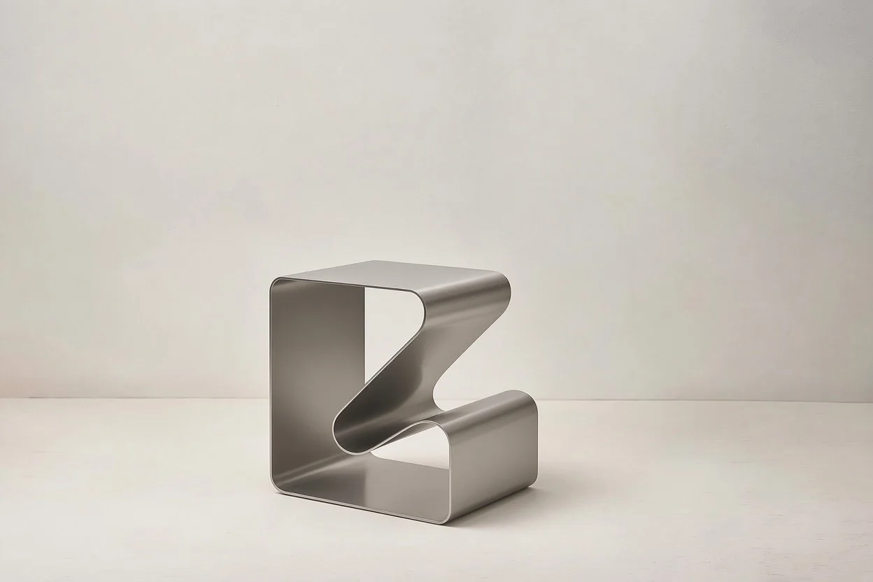 MELT · INOX SIDE-TABLE