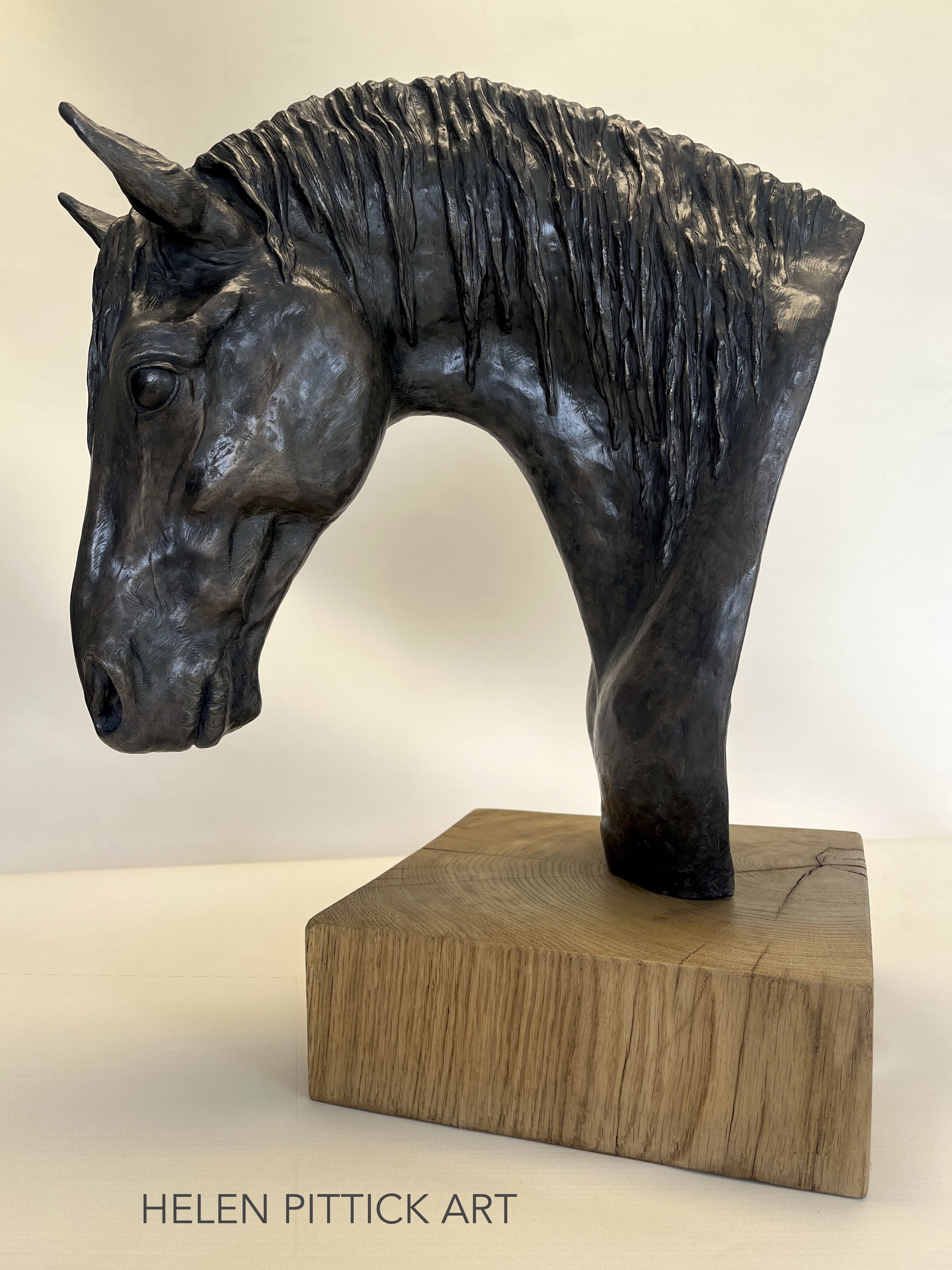 Bronze Horse sculpture 