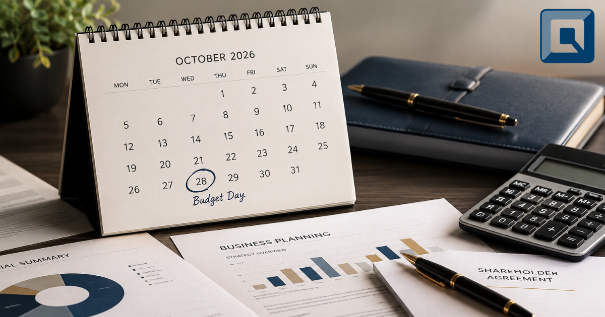 Budget confirmed: is your planning ready for 28 october?
