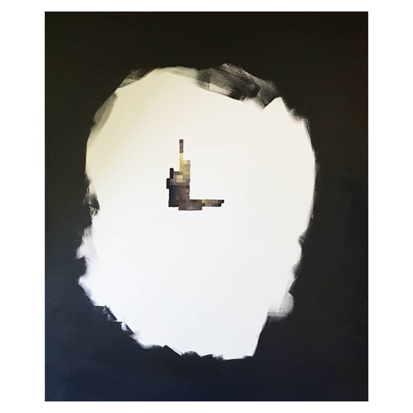 #process #art #painting #newoninstagram #selfportrait #inthemaking