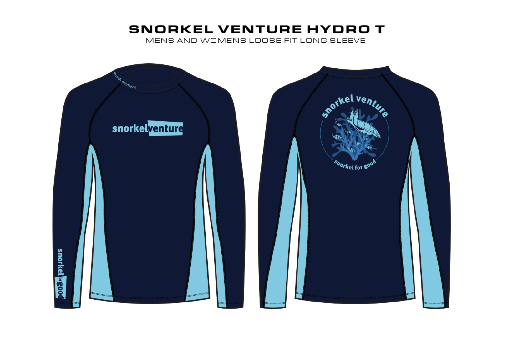 COMING SOON Snorkel Venture Rash Guard - Turtle Design