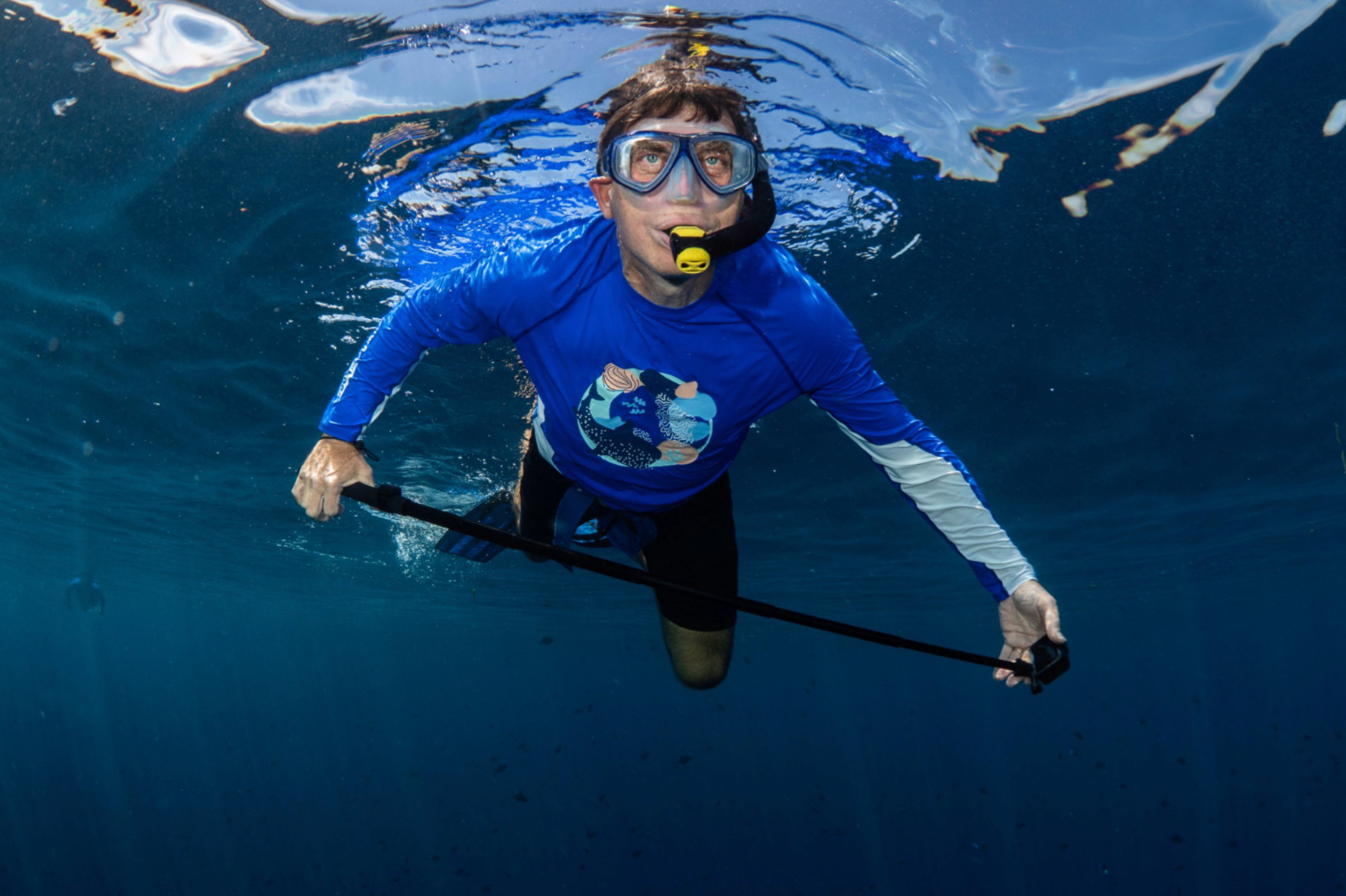 Snorkel Venture Rash Guard - Whaleshark Design