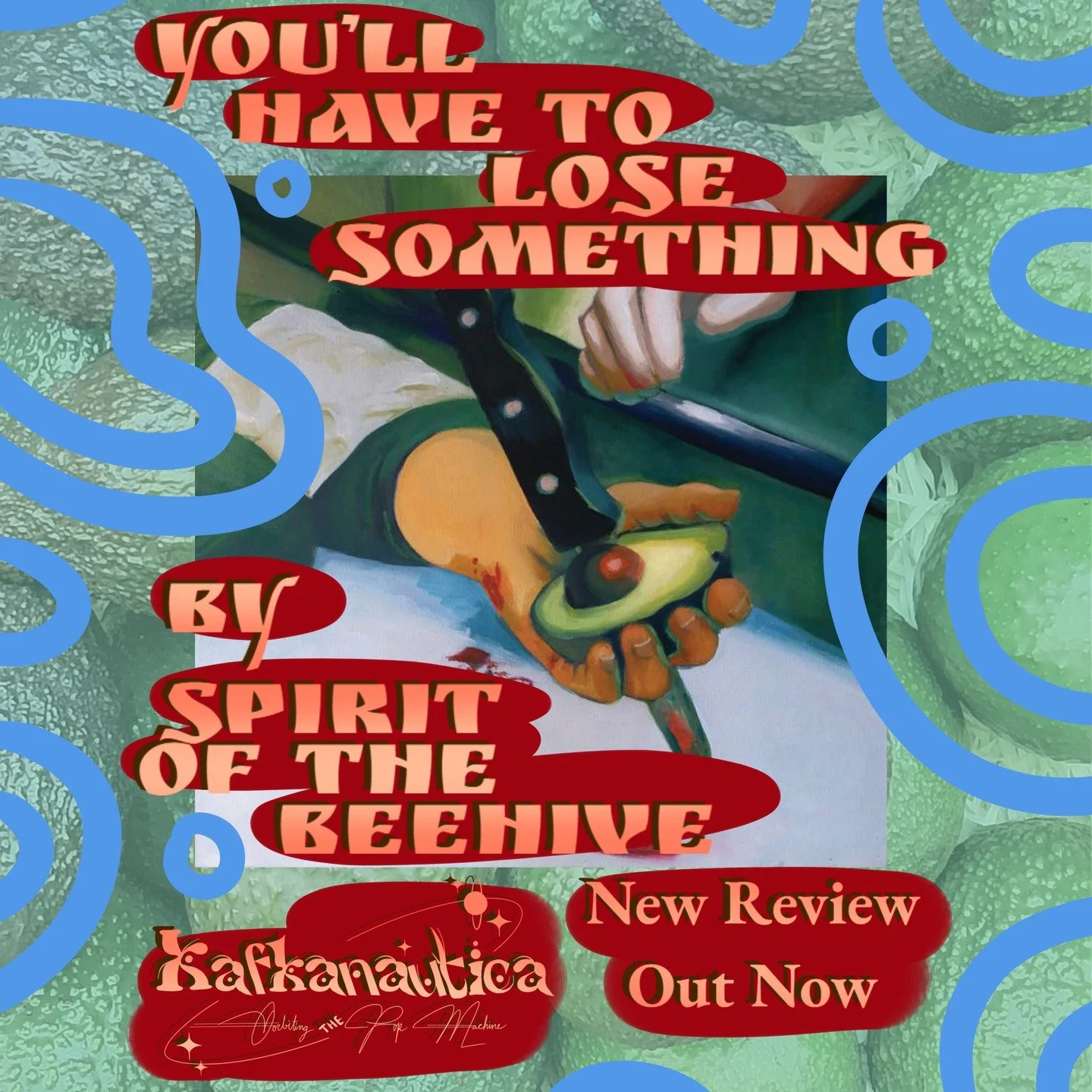 Our second review is up and posted! Join us as we dive into the chimera that is &quot;You'll Have to Lose Something&quot; by Spirit of the Beehive. There's lots of mind-bending genre-bending in this one.

Read the full review at: https://www.kafkanau