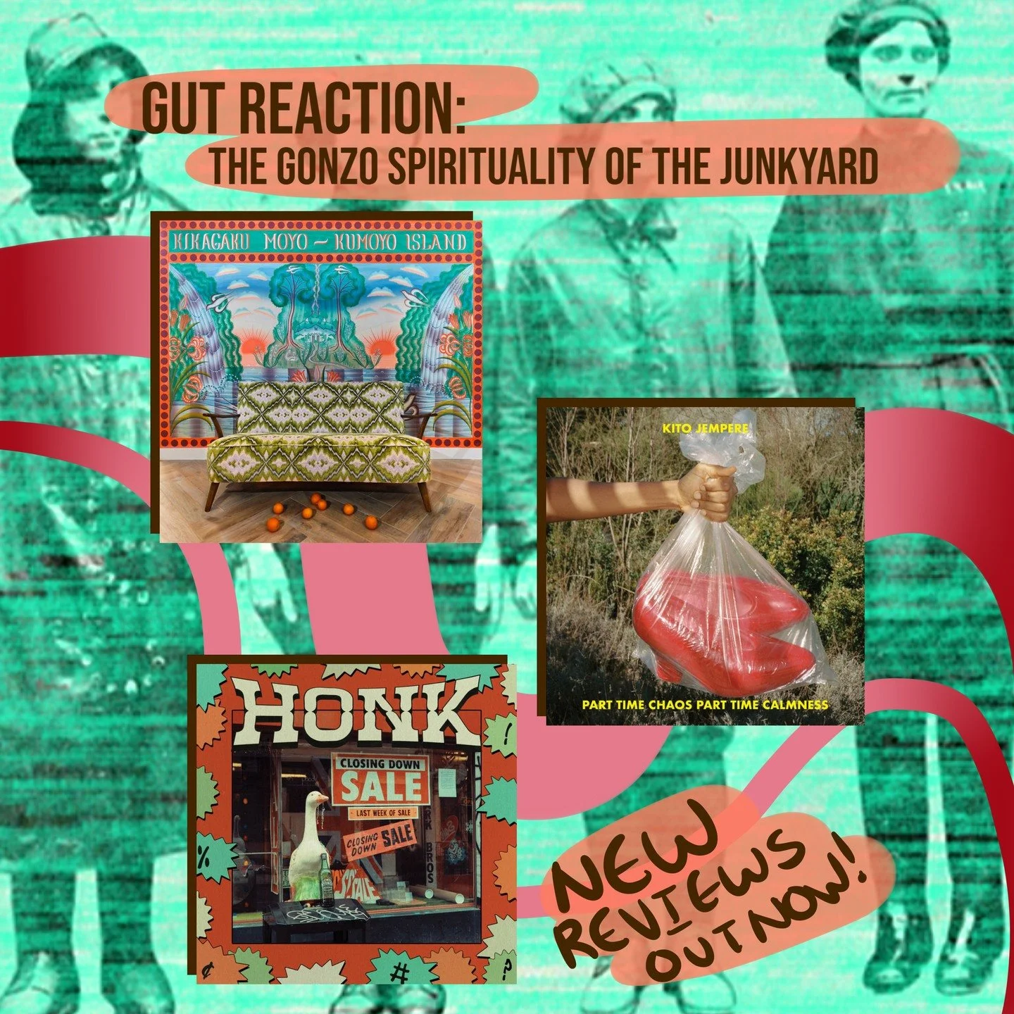 Kafkanautica Orbiting the Pop Machine has just released our second installment of Gut Reaction! Click the link on our bio to visit our website and read our reviews for these three gems! This edition's theme is thrifted goodies--gaudy couches, outdate