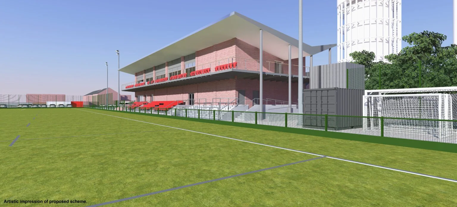 Wall cladding contract secured at £7million stadium development