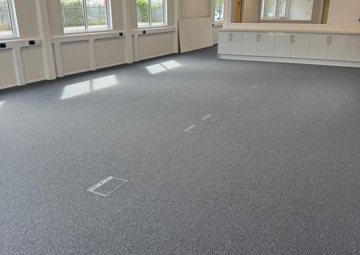 Heavy use flooring for a logistics company in Burnley
