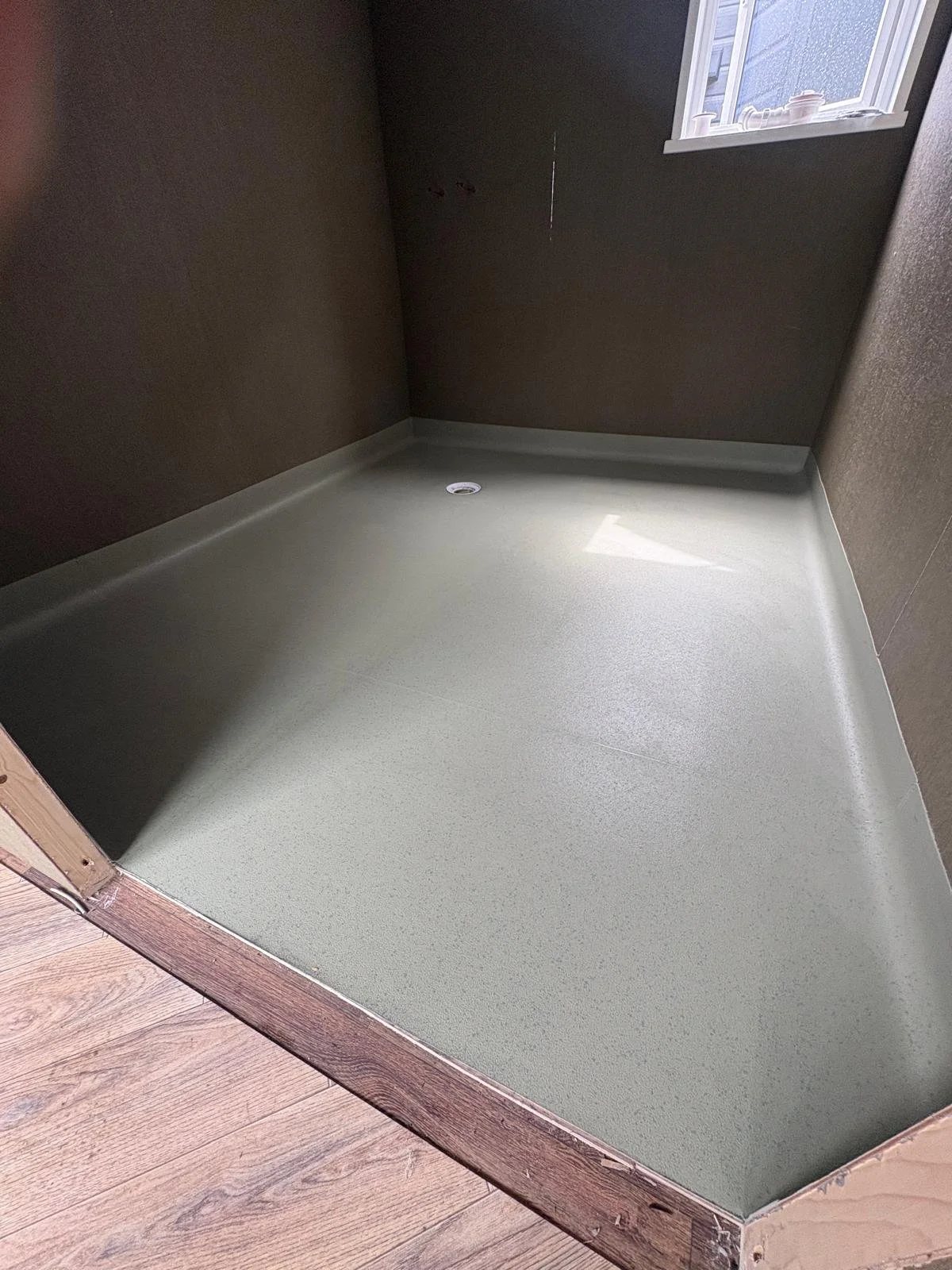 Bespoke wet room installation for luxury holiday lodge