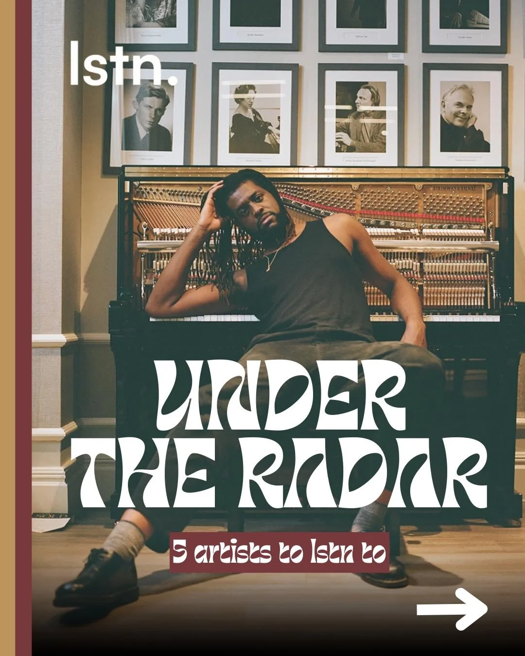 Under the radar - Week 42 💫

5 artists to give a lstn. to this week.

Click the link in our bio to read more!