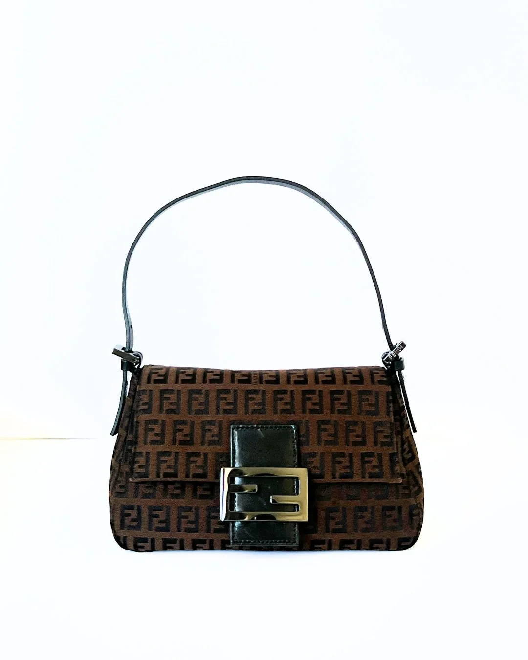 Fendi Mini Zucca Baguette Shoulder Bag 00’s