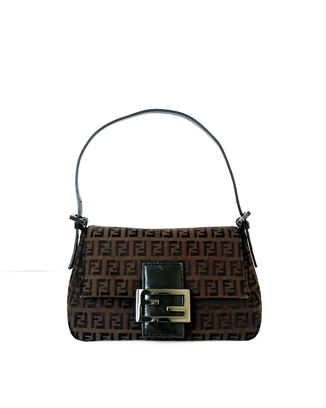 Fendi Mini Zucca Baguette Shoulder Bag 00’s