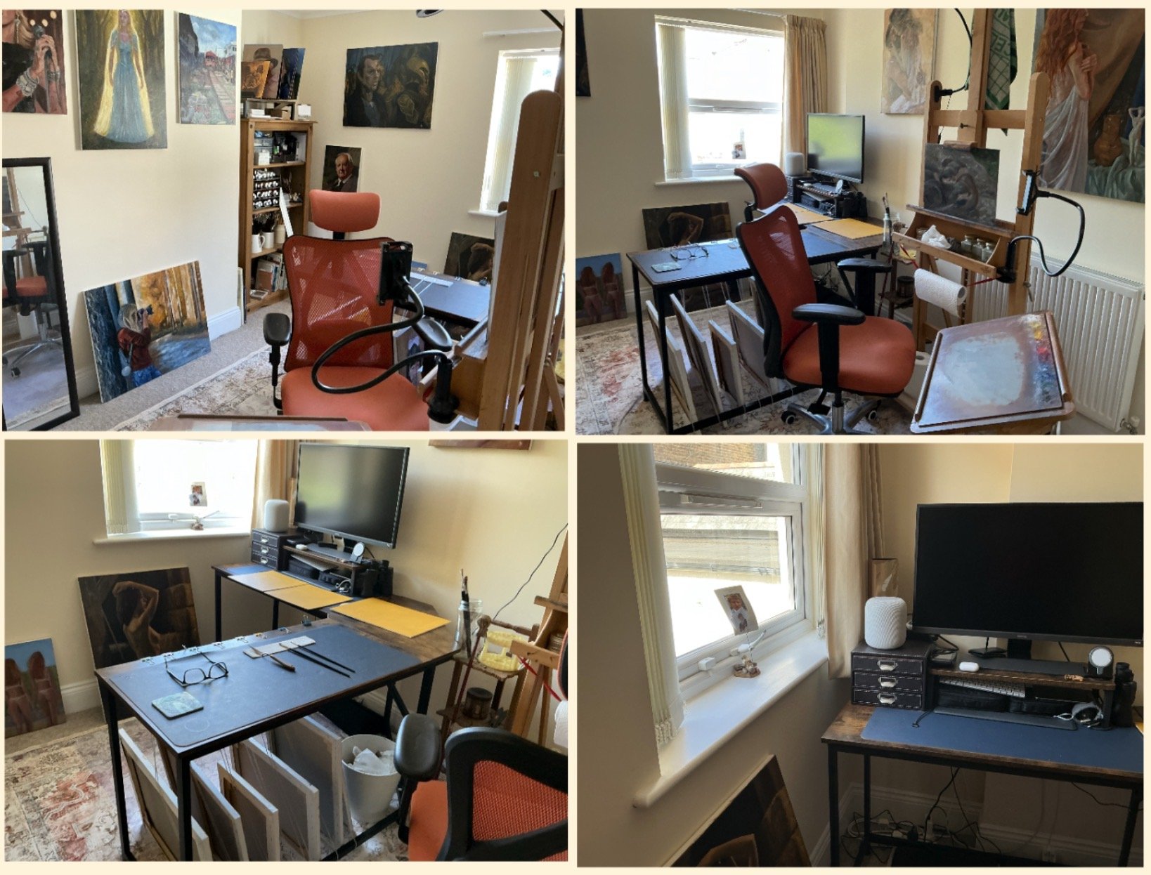 Inside the Artist's Studio: My Traditional Oil Painting Space and Process