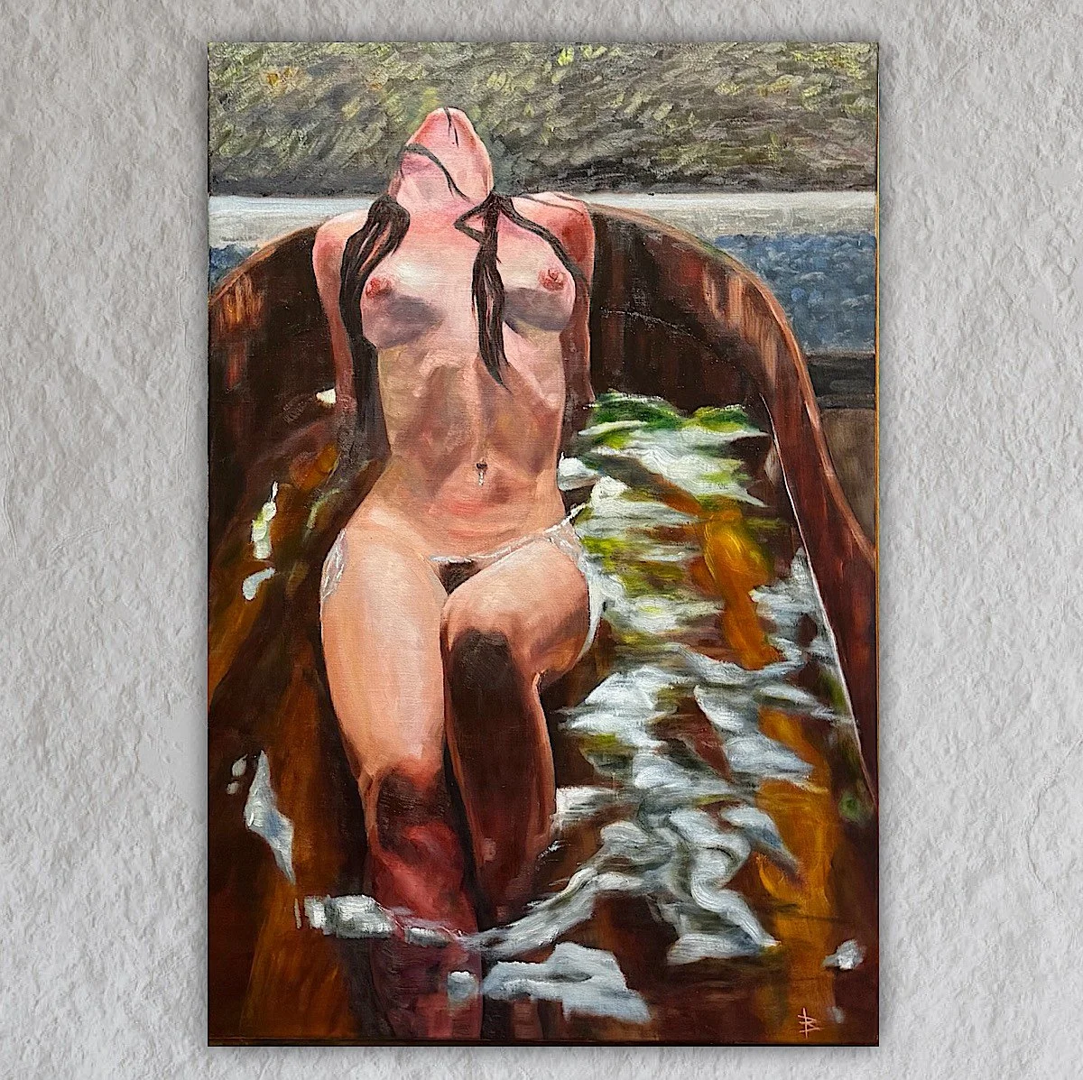 Woman Bathing