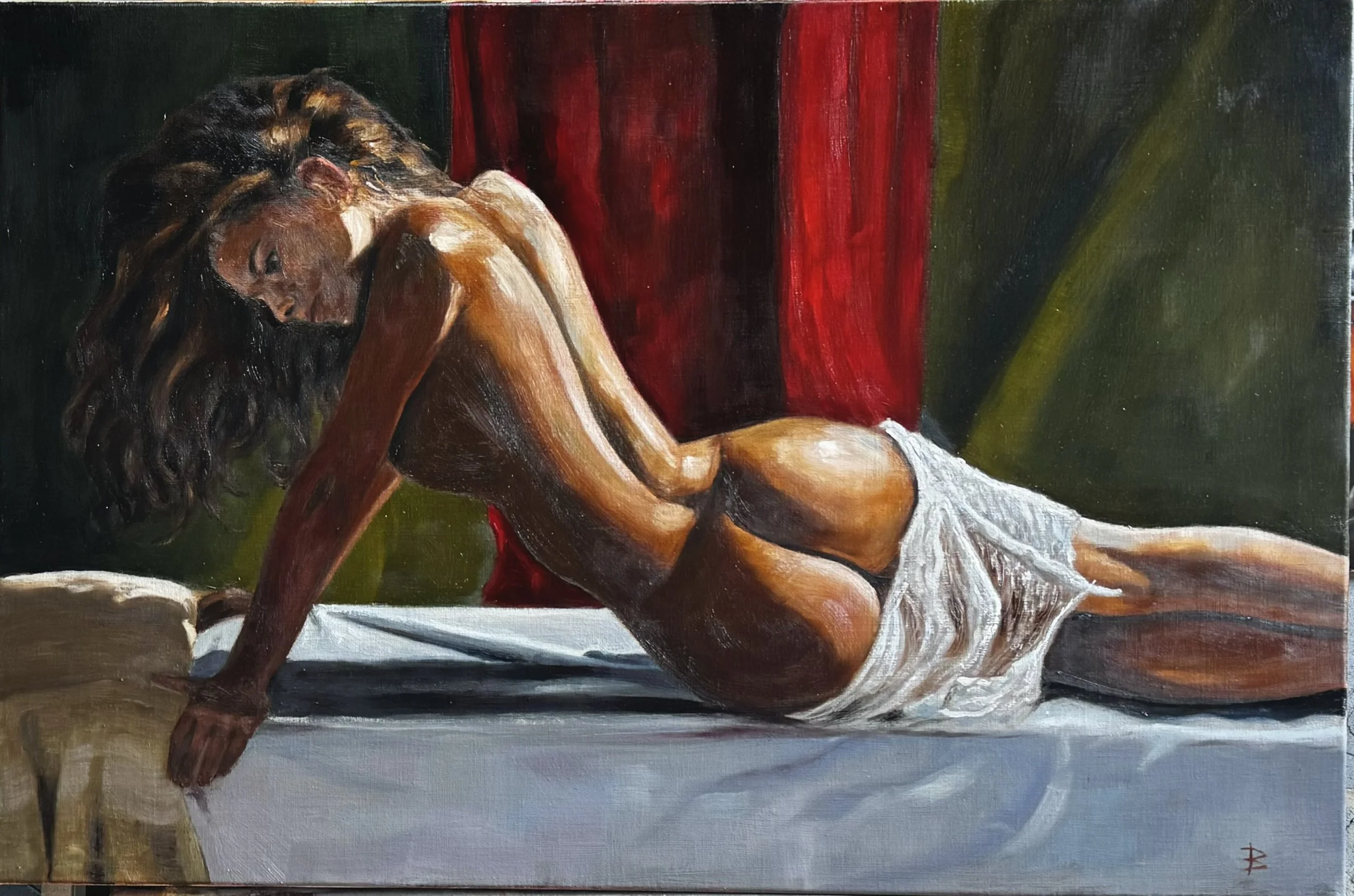 Woman on Massage Table