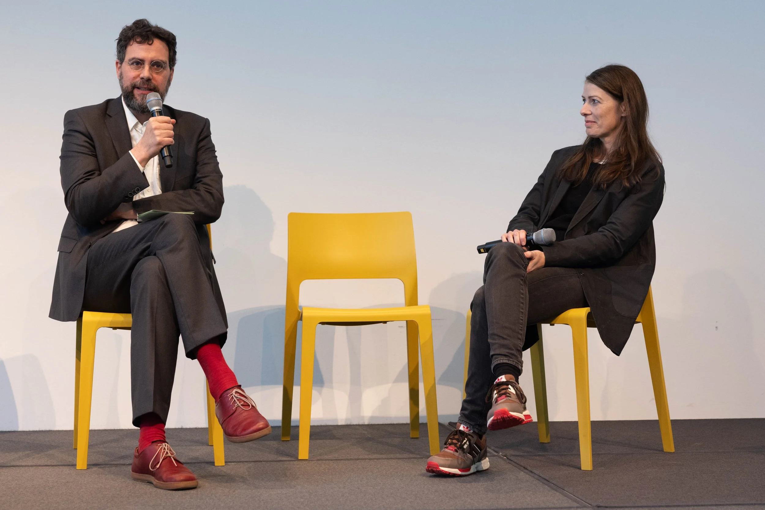 Martin Düchs im Gespräch mit Judith Fegerl © eSeL.at - Lorenz Seidler