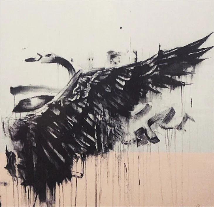 Still loving my Black Swan Raw - Soft Pink signed print! 
Huge thanks to the talented @tommyfiendish for adding the perfect pink touch so it matches my living room. Get in touch if you need advice on getting the same bespoke look to suit your space! 