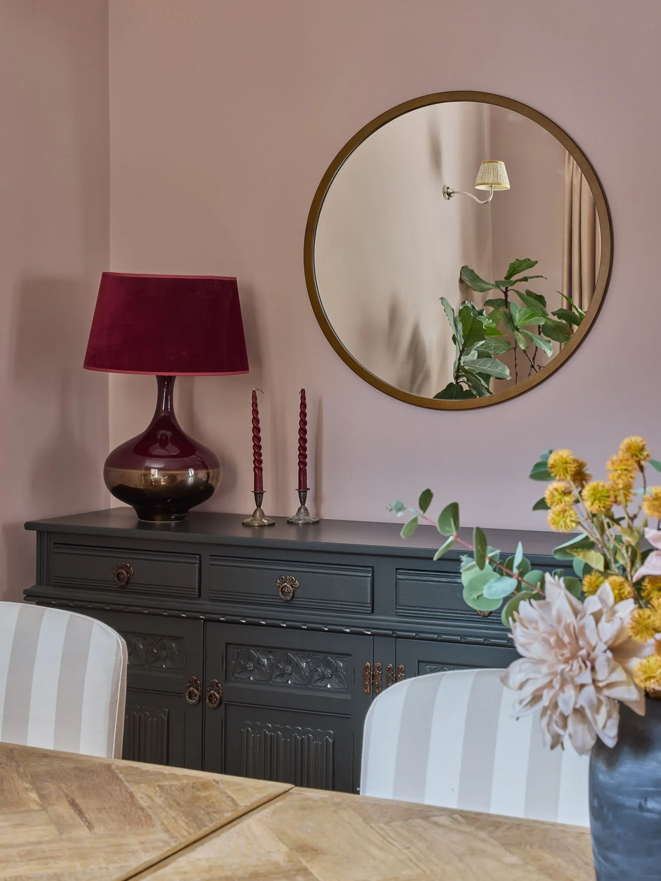 Classic Round Wall Mirror - Made to Order