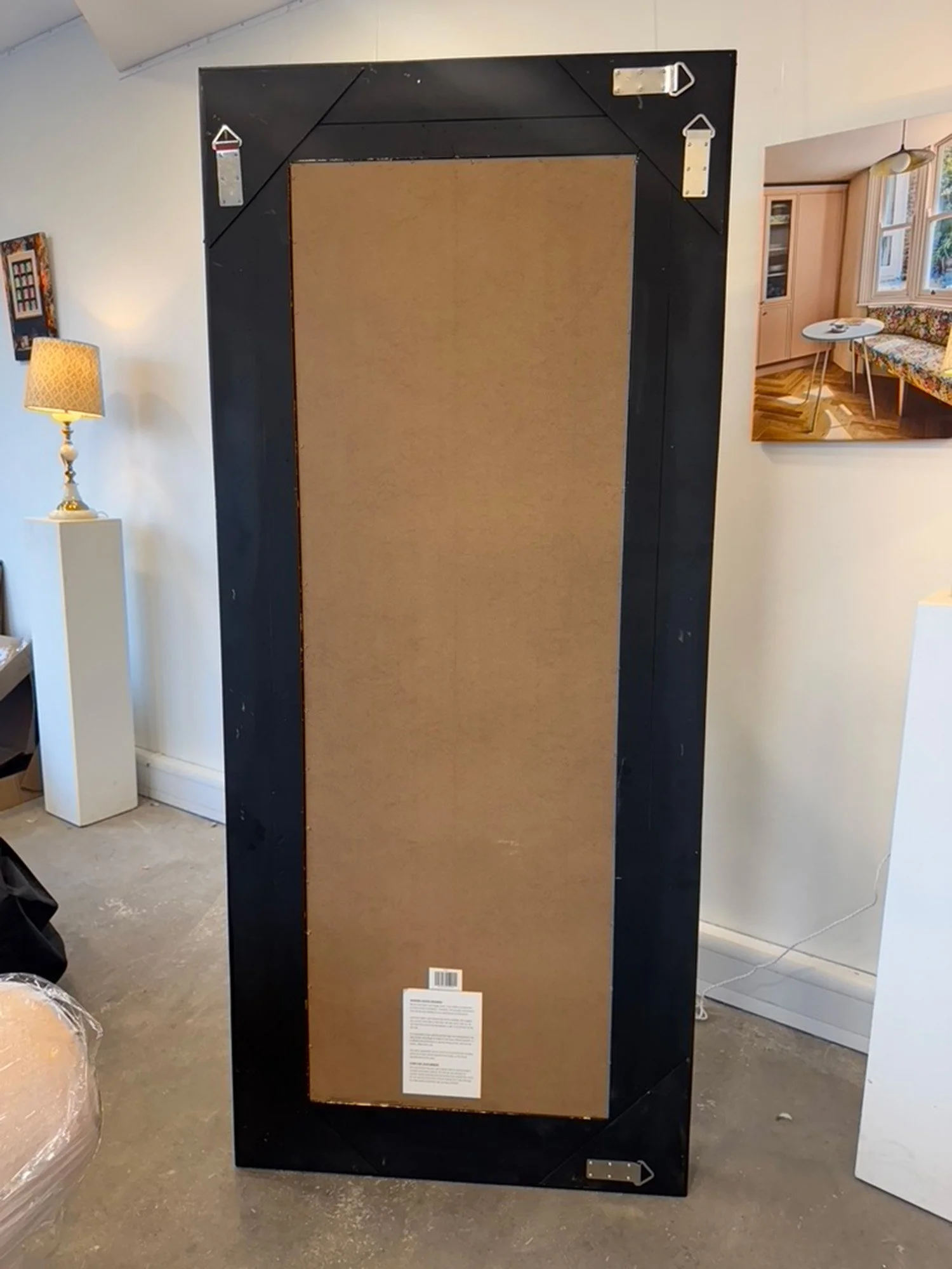 Tall regal mirror brand new showing the back fixings
